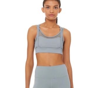 ALOYOGA SCOPE BRA- BLUE HAZE